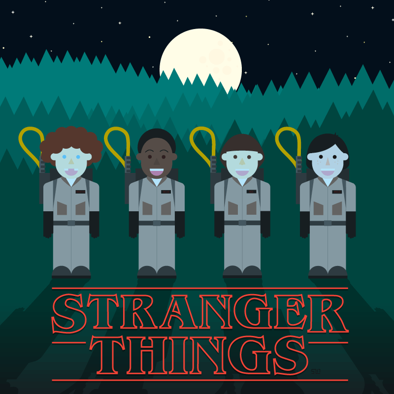 stranger things and ghostbusters meet at last